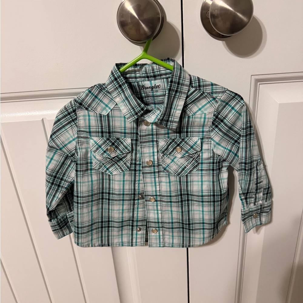 Baby Wrangler pearl snap